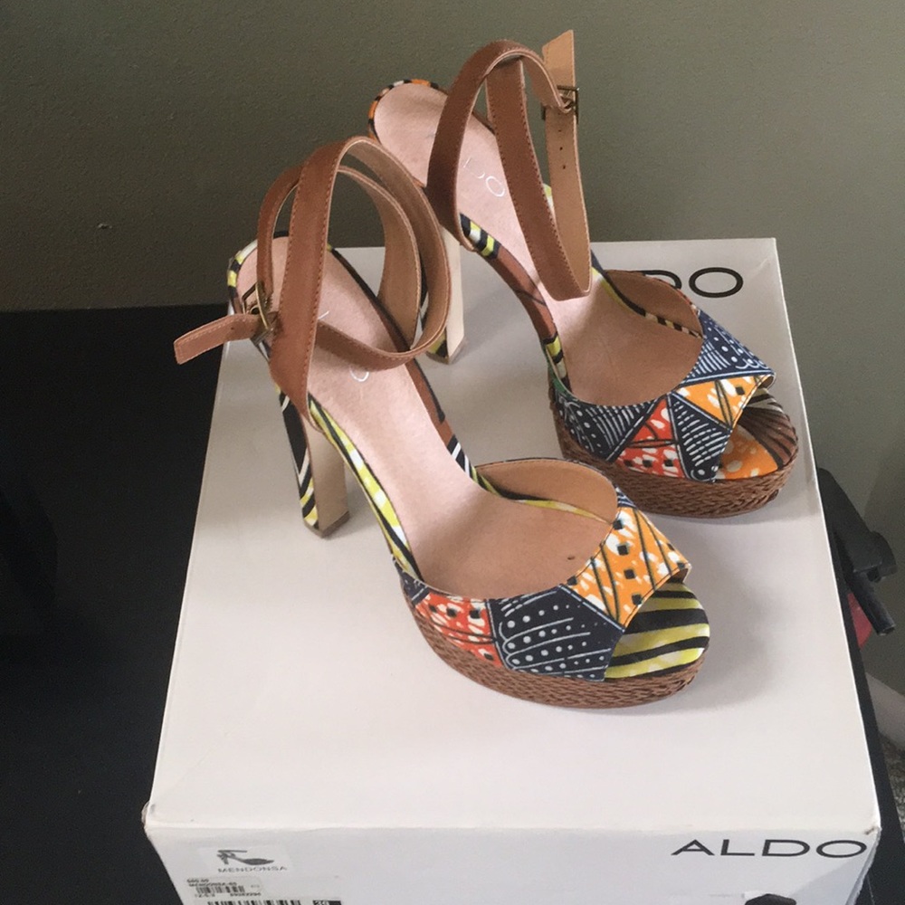 Aldo platform sandals/heels